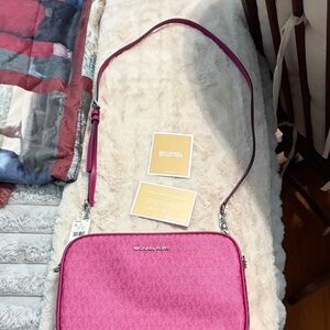 Michael Kors Fuchsia Crossbody Bag